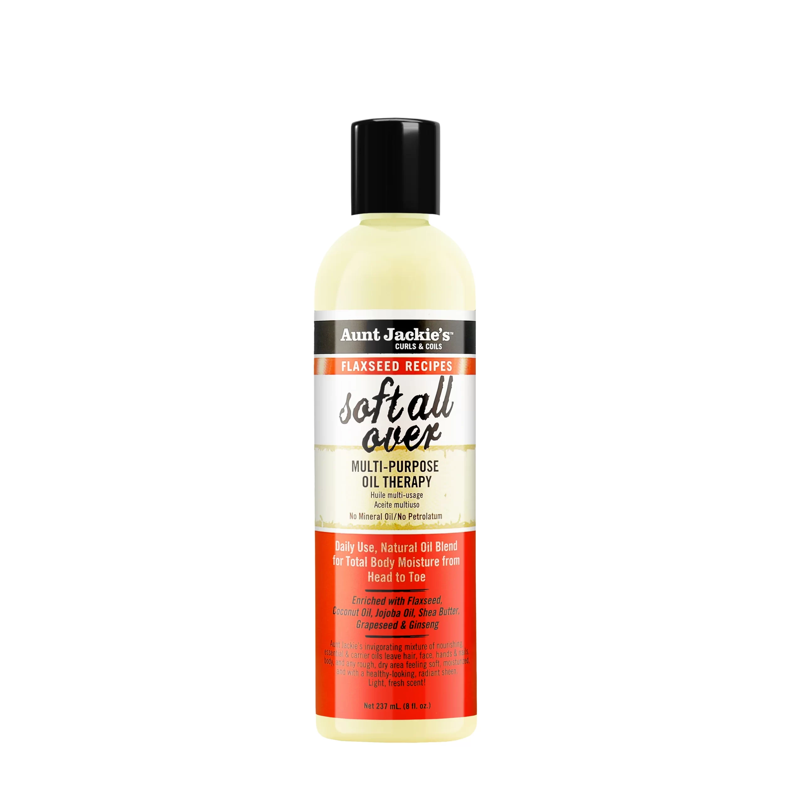 Aunt Jackie's Curls & Coils Flaxseed Recipes Soft All Over Multi-Purpose Oil 355ml bottle