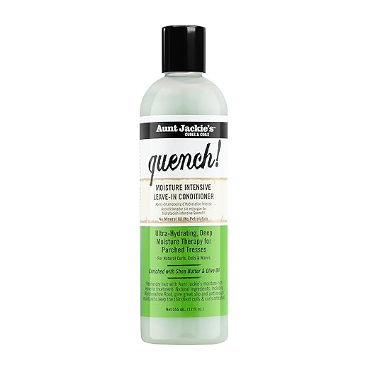 Aunt Jackie's Quench Moisture Intensive Leave In Conditioner 355 ml bottle