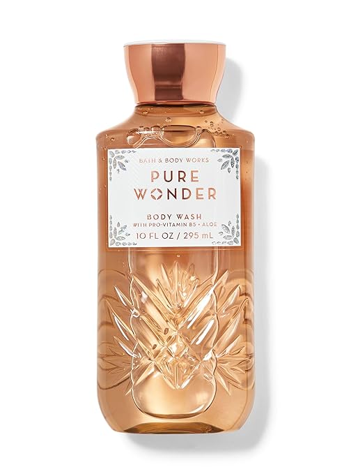 Bath & Body Works Pure Wonder body wash 295ml bottle with copper cap