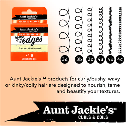 Aunt Jackie's Flaxseed Tame My Edges smoothing gel 71g jar