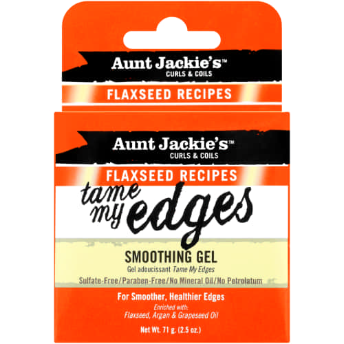 Aunt Jackie's Flaxseed Tame My Edges Smoothing Gel 2.5oz orange packet