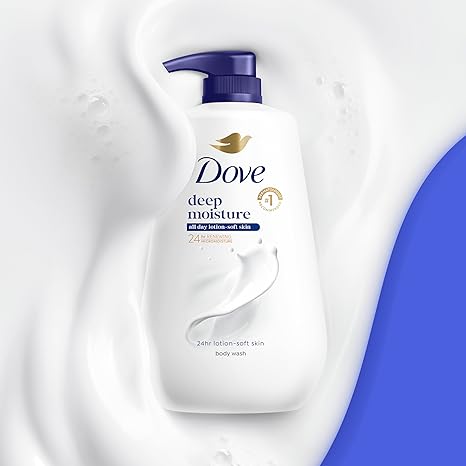 Dove Deep Moisture Renewing Body Wash 30.6 fl oz pump bottle