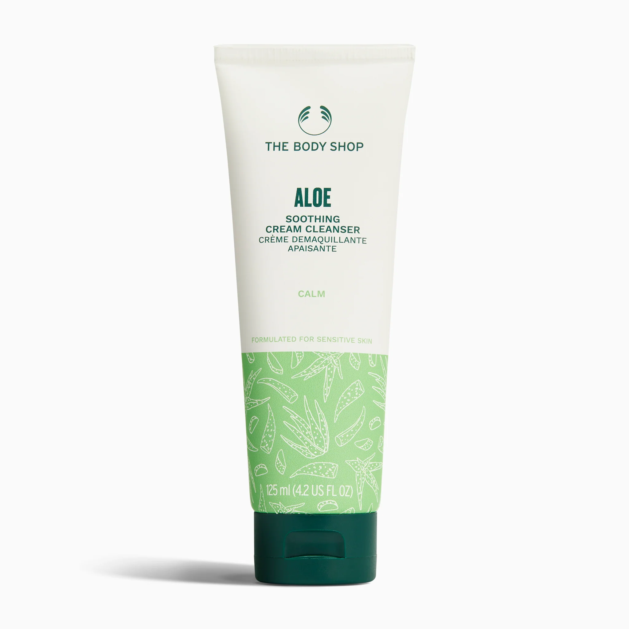 The Body Shop Aloe Soothing Cream Cleanser 125ml for sensitive skin