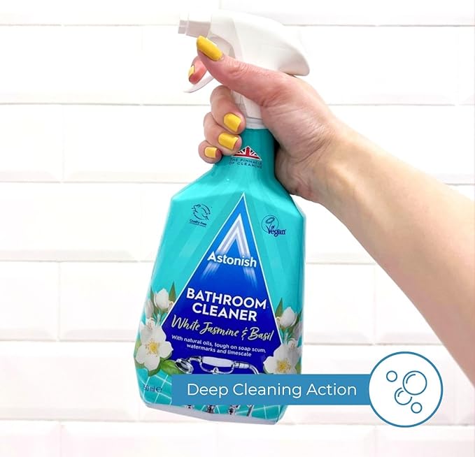 Astonish Bathroom Cleaner trigger spray 750ml turquoise bottle