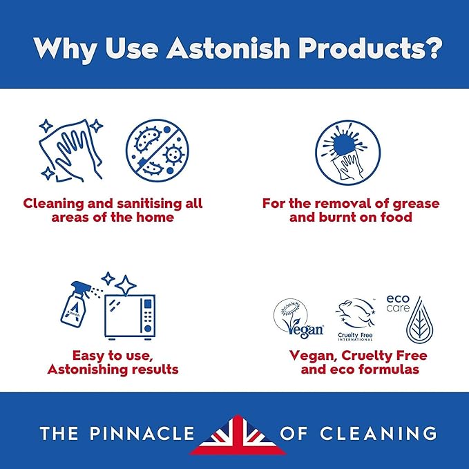 Astonish Cleaner Trigger Bathroom 750ML spray bottle with blue label