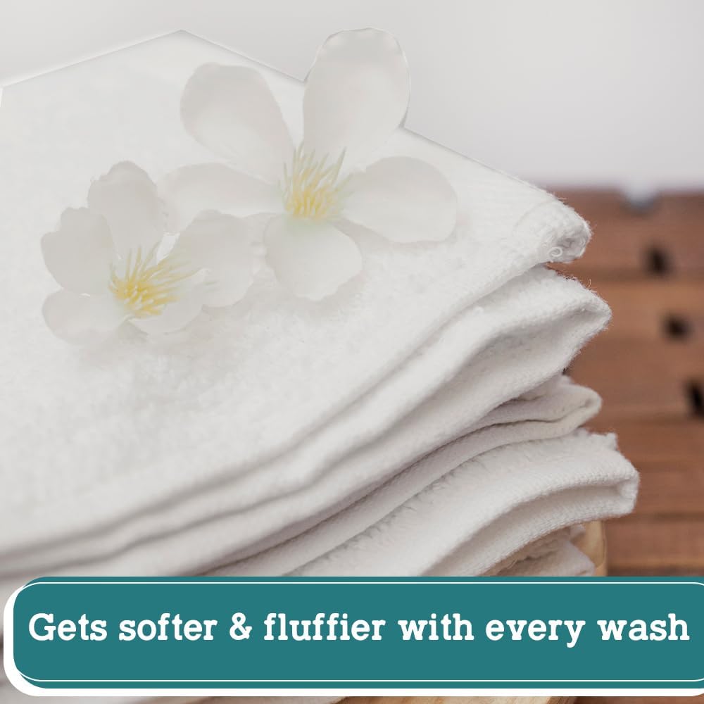 White Pearl Ultimate 600 GSM bath towel, premium cotton terry fabric