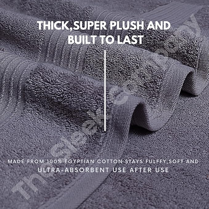 Royal Egyptian 700 GSM bath towel white 70x130 cm, 100% cotton