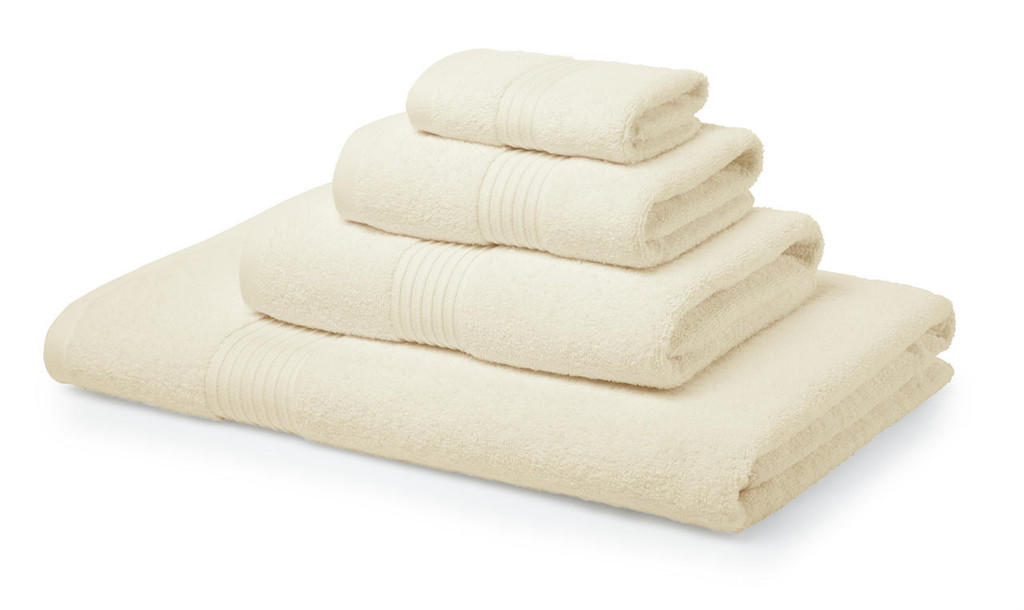 Royal Egyptian 700 GSM bath sheets cream premium7 towel set