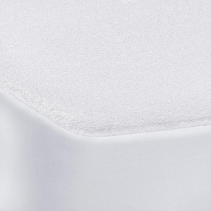 Px Waterproof terry towelling mattress protector superking white