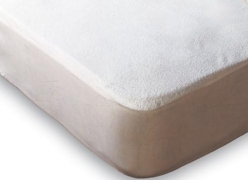 White Pearls terry towelling mattress protector superking size fitted sheet cover