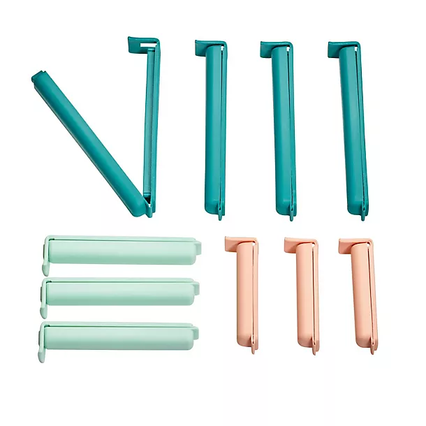 Homeware Essentials food storage bag clips 10 pack assorted colours