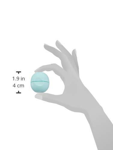 Eos sweet mint natural organic lip balm sphere, 1.9 inch pale blue moisturiser