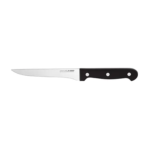 Judge Sabatier 14cm boning knife with black handle and silver blade