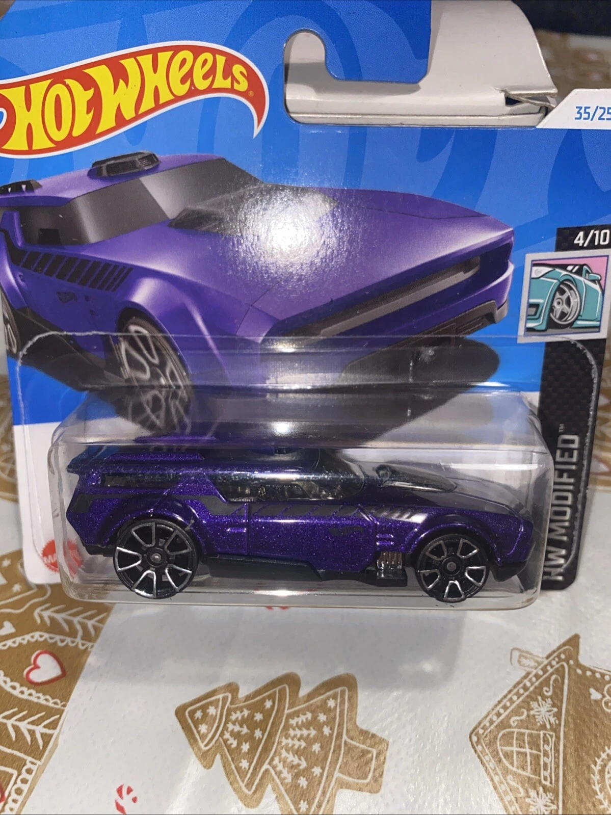 Hot Wheels purple metallic die-cast car single pack