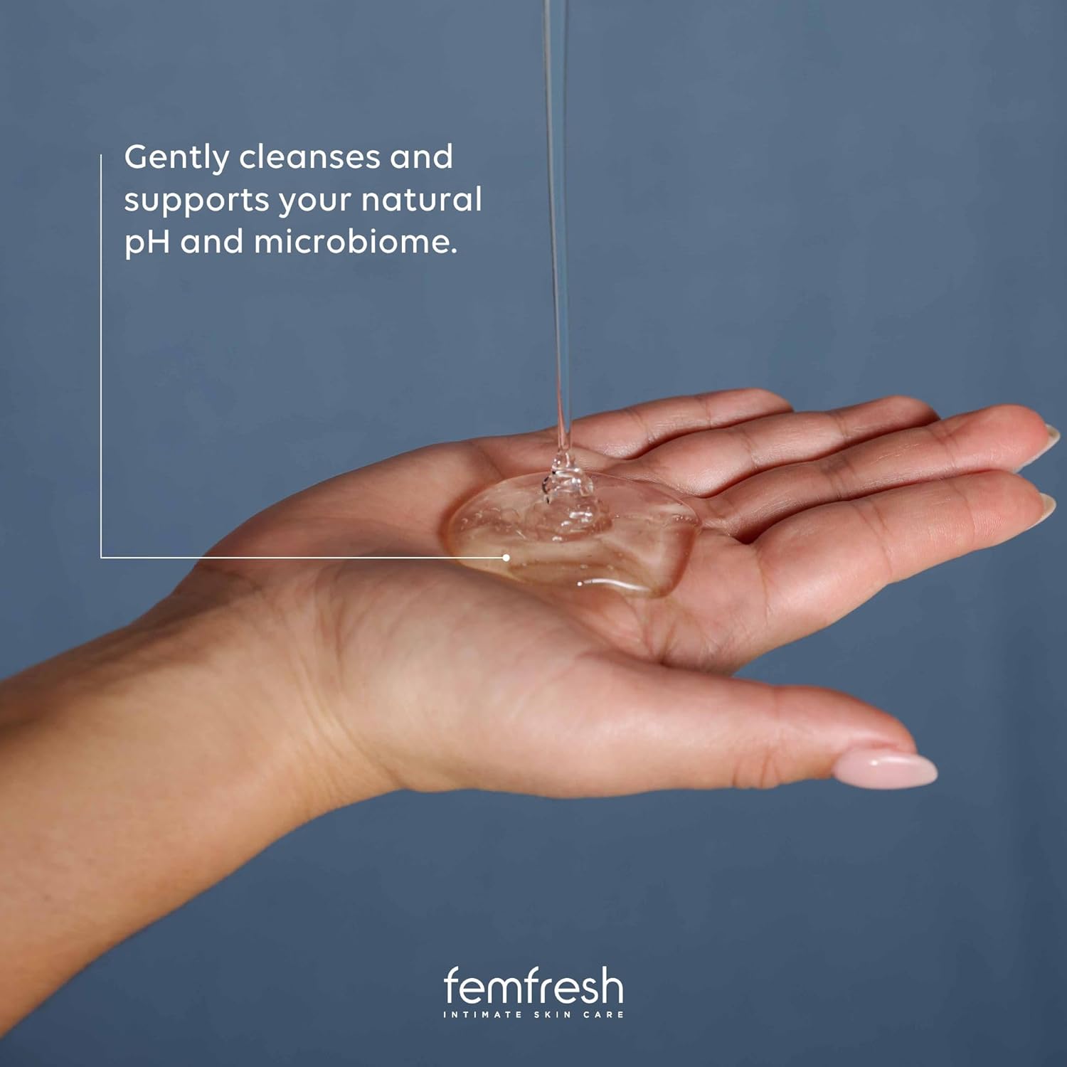 Femfresh Sensitive Wash 250ml intimate skin care cleanser in clear gel form
