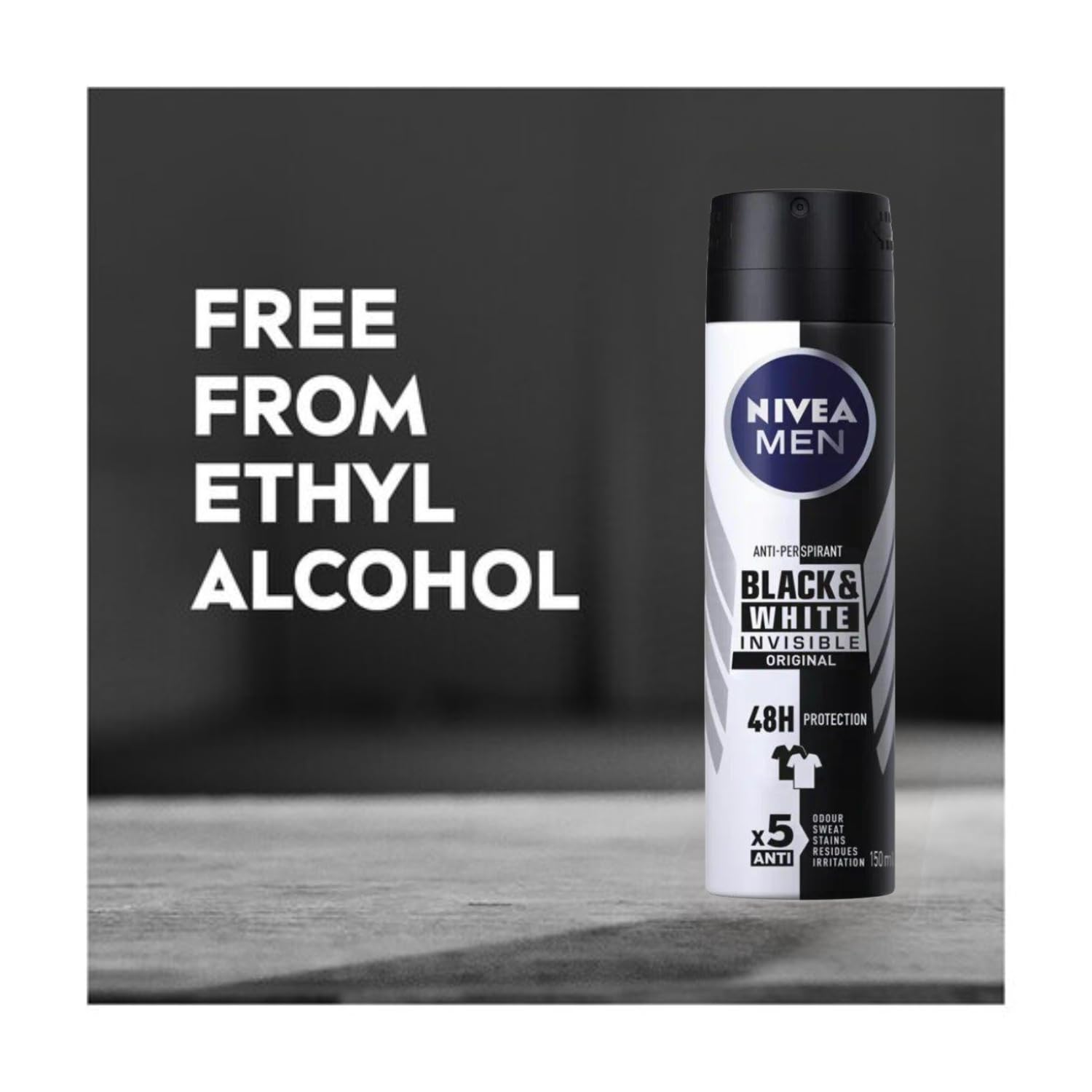 Nivea Men Black & White Invisible anti-perspirant deodorant spray 250ml