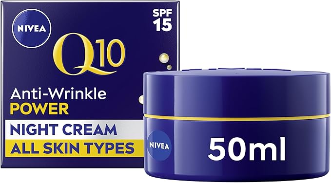 Nivea Q10 Power Anti-Wrinkle Night Cream 50ml jar