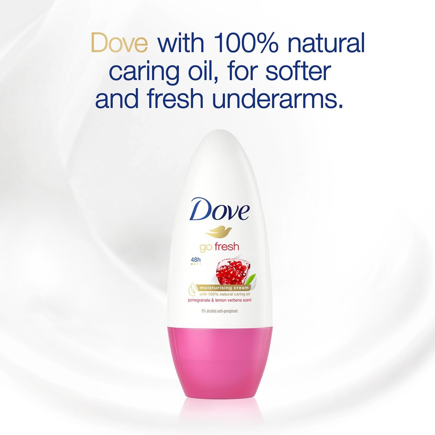 Dove Go Fresh Pomegranate and Lemon 50ml roll-on antiperspirant deodorant