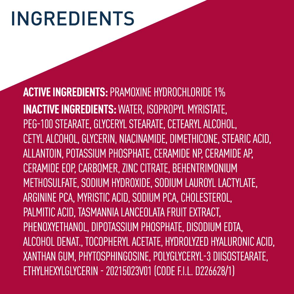 CeraVe Itch Relief Lotion 453g with pramoxine hydrochloride active ingredient