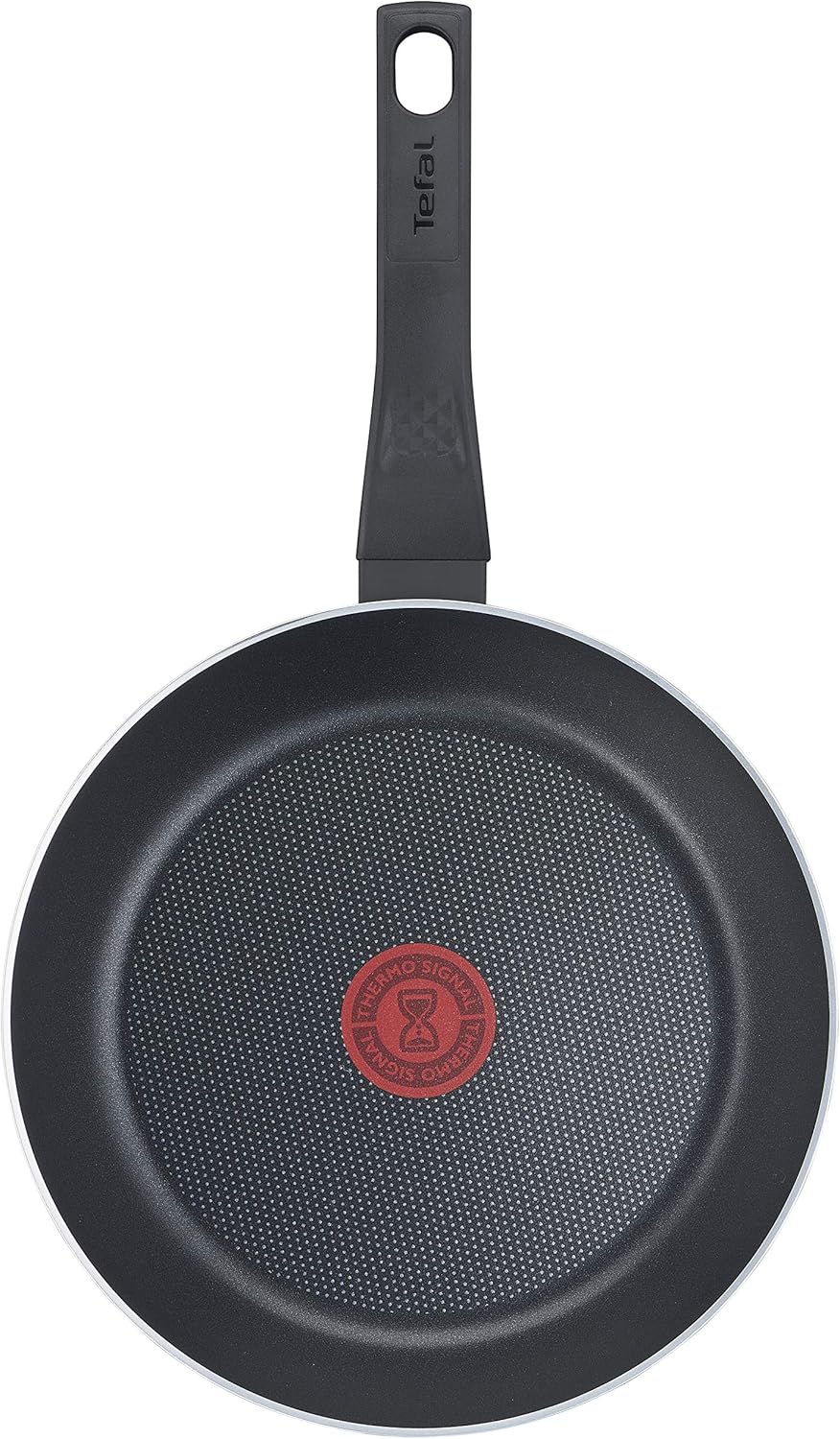 Tefal B5550433 black frying pan 24cm with non-stick coating and black handle