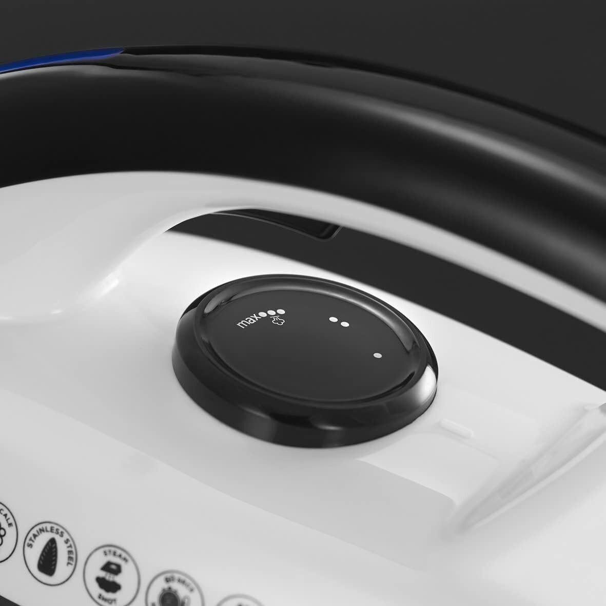 Russell Hobbs Steam Power 24420 white steam generator iron with black controls