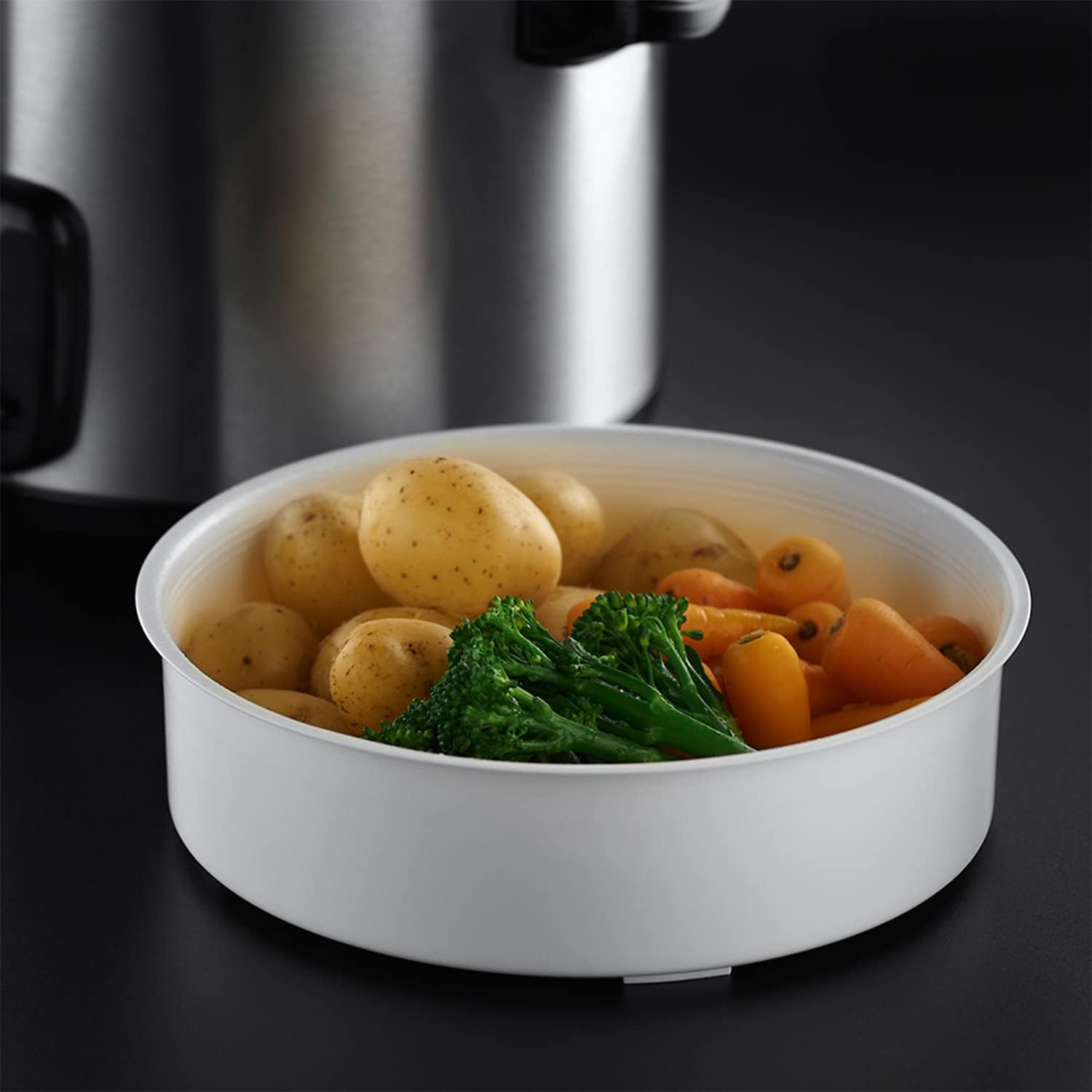 Russell Hobbs 1.8L rice cooker and steamer with stainless steel body
