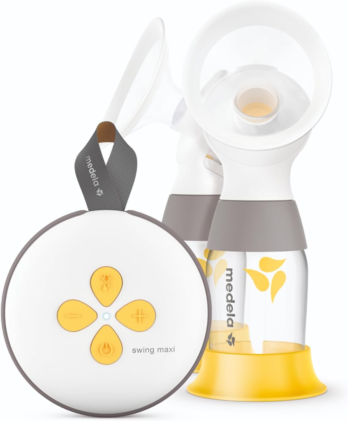 Medela Swing Maxi double electric breast pump with collection bottles and carry bag
