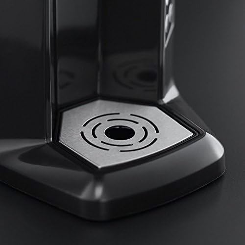 Russell Hobbs Brew and Go black coffee machine with timer and travel flask
