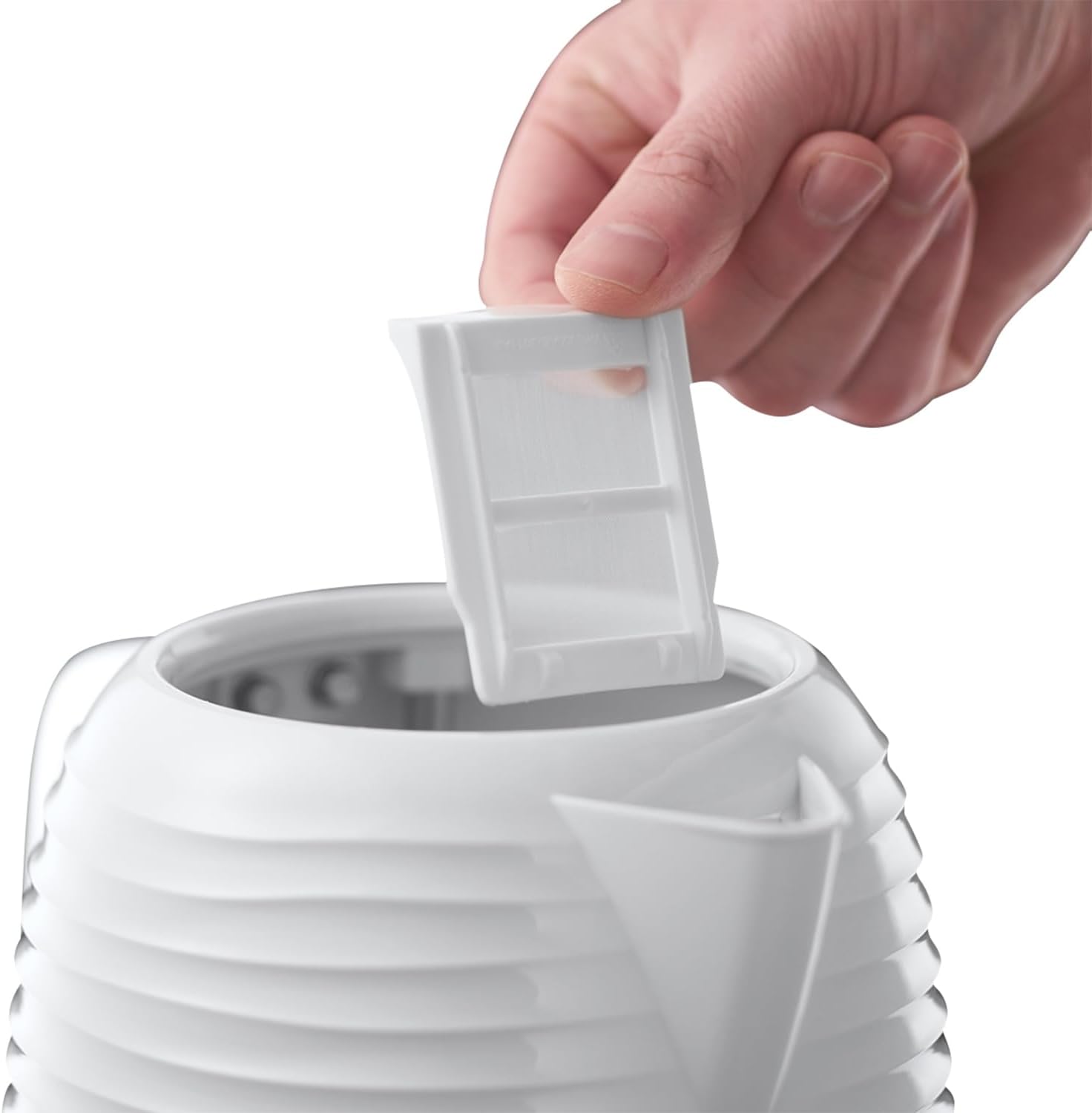 Russell Hobbs Inspire white kettle 1.7 litre with removable filter cartridge