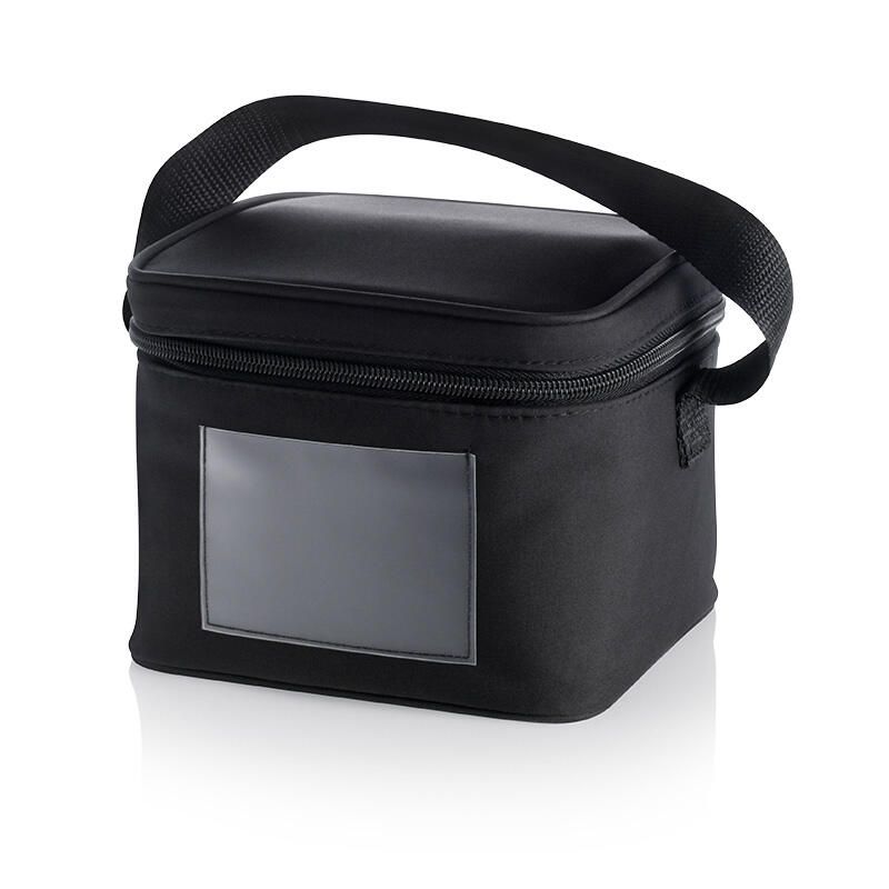 Medela black cooler bag with shoulder strap and 4 bottles capacity