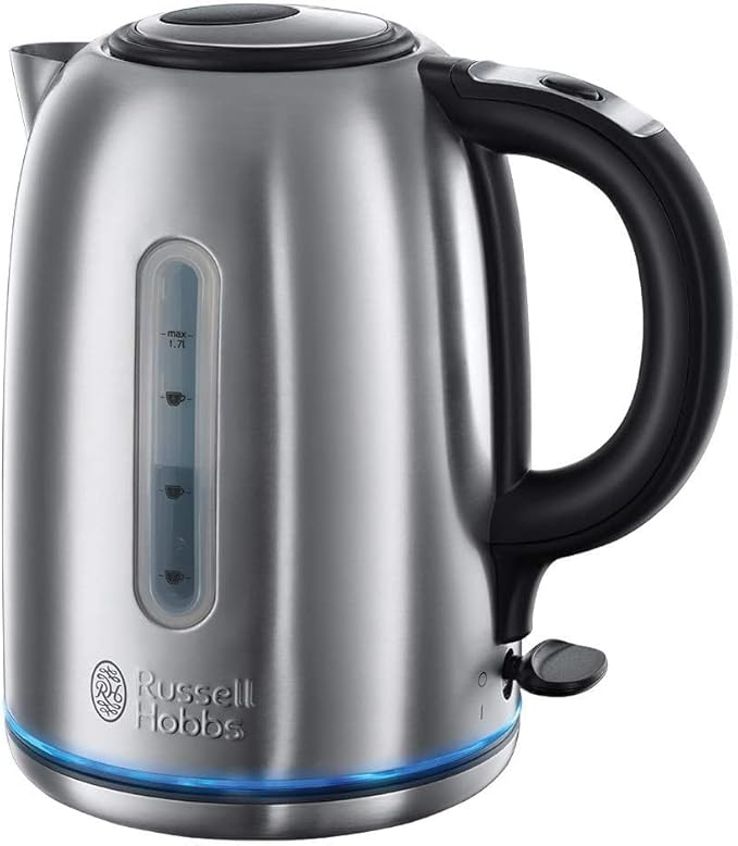 Russell Hobbs 1.7L stainless steel kettle with 360 degree base