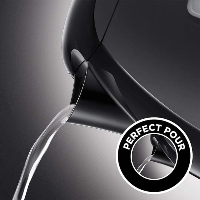 Russell Hobbs black electric kettle 1.7L with 360 degree base