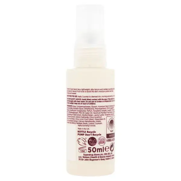 Superdrug Vitamin E Boost Serum 50ml lightweight facial skincare