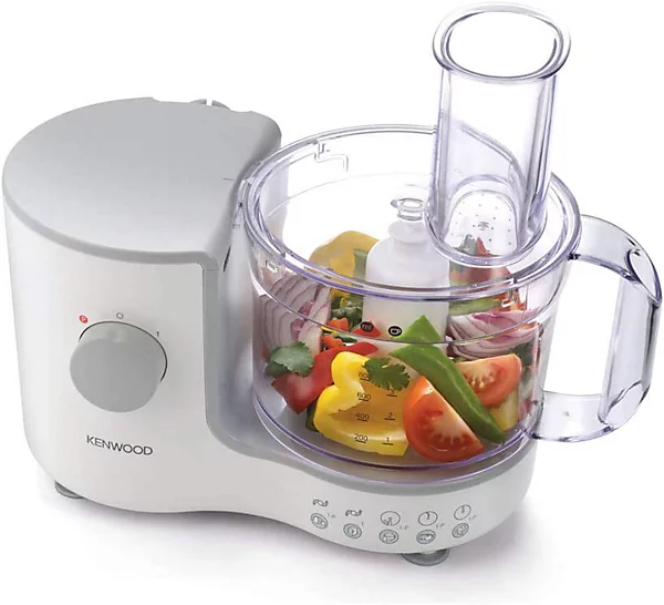 Kenwood compact food processor white with chopping bowl and feed tube