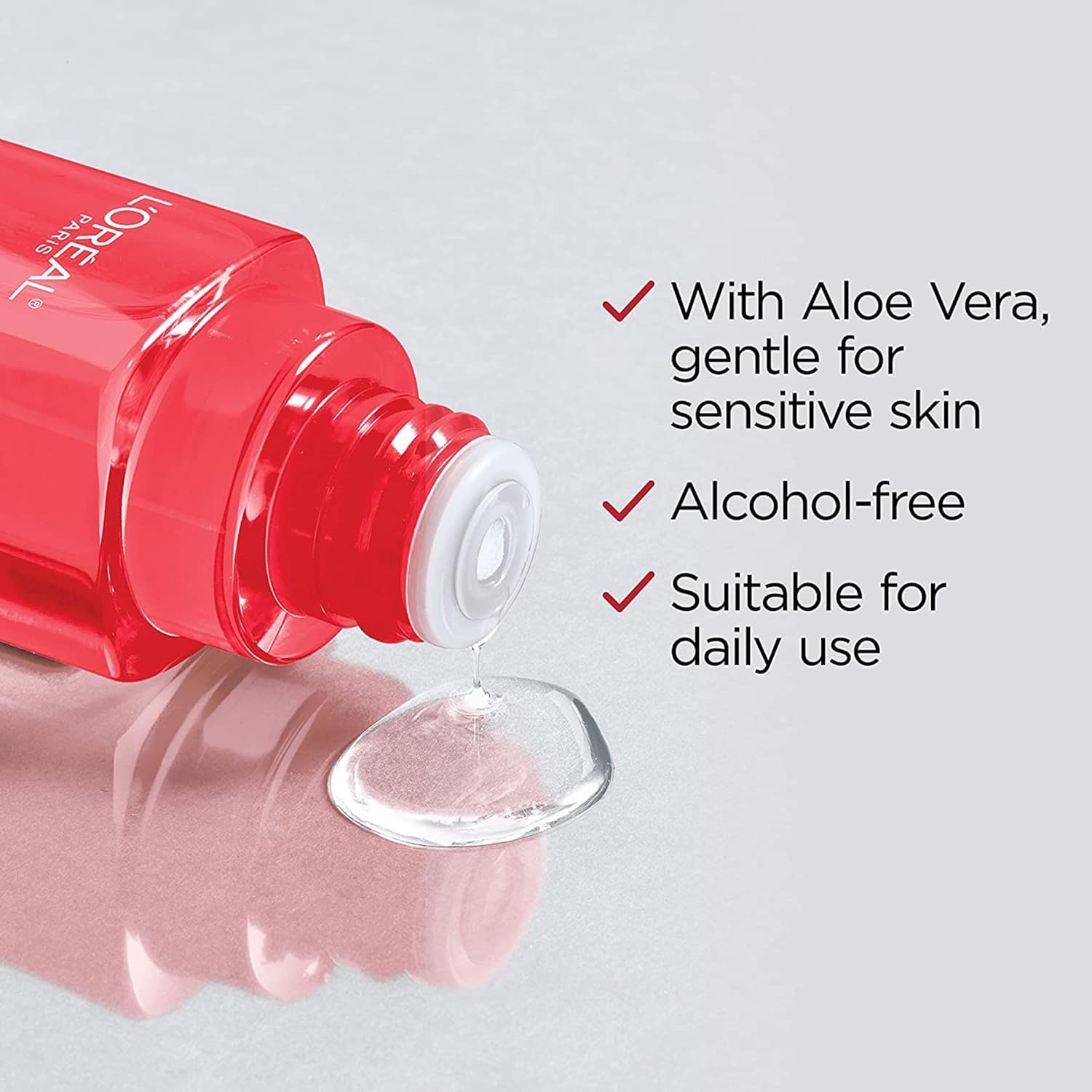 L'Oréal Paris Revitalift red bottle glycolic acid peeling toner with aloe vera