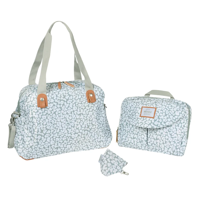 Béaba Geneva II changing bag 23L cherry blossom with matching organiser