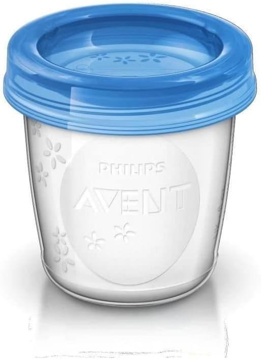 Philips Avent food storage container with blue lid, 20 pack set