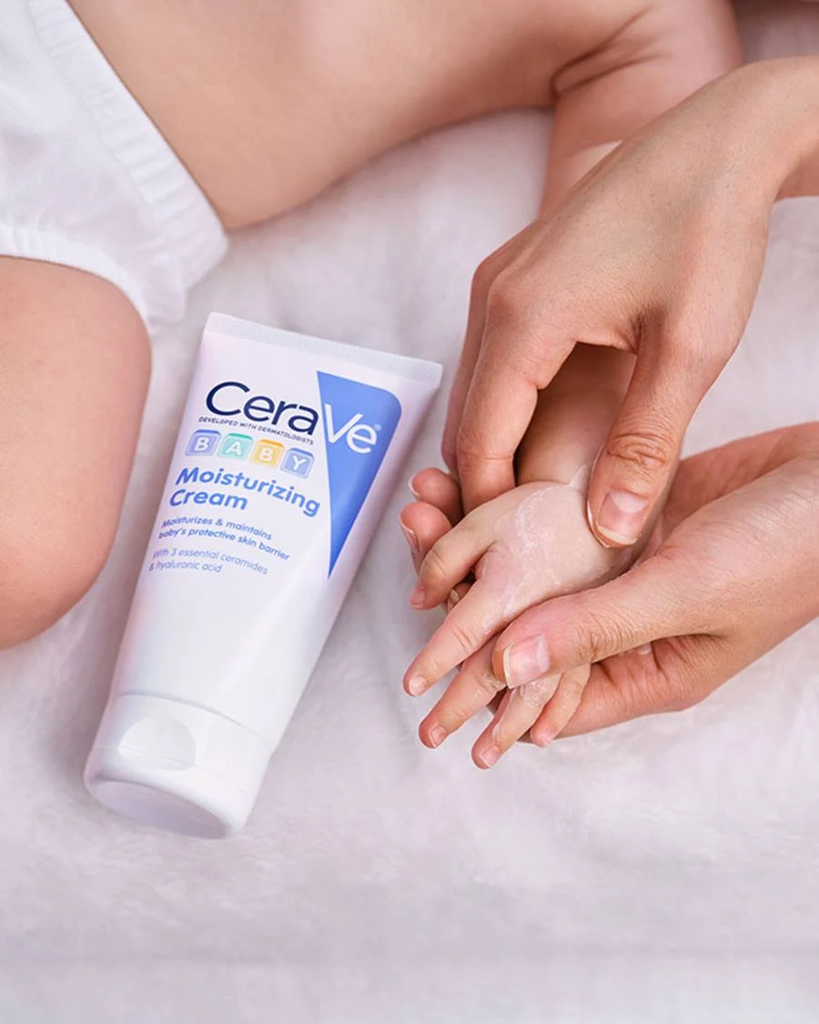 CeraVe Baby Moisturising Cream 5 ounce tube white packaging