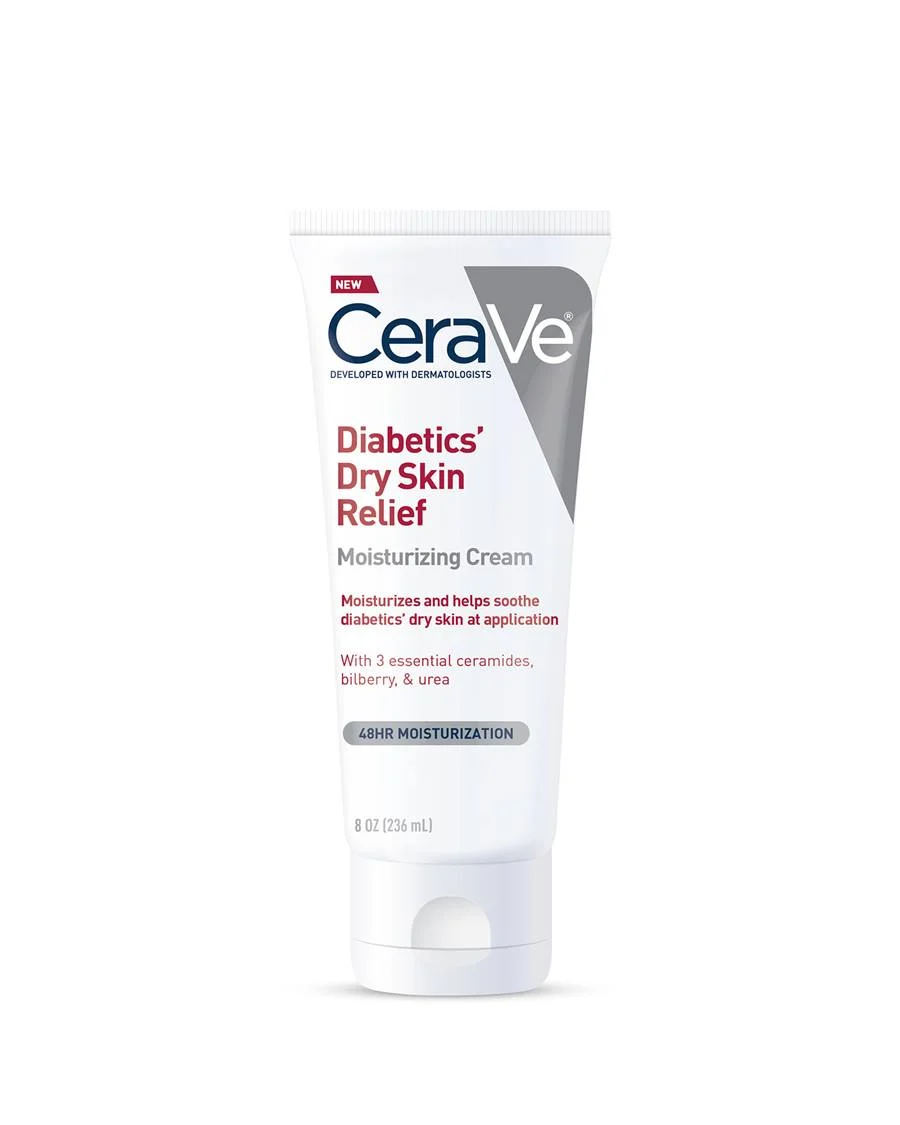 CeraVe Diabetics' Dry Skin Relief Moisturizing Cream 8 fl oz tube