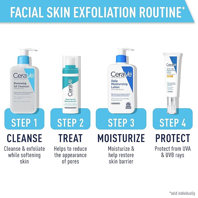 CeraVe SA Cream 453g exfoliating moisturiser for facial skincare