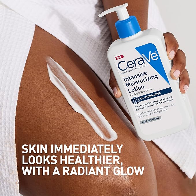 CeraVe Intensive Moisturizing Lotion 16 fl oz white pump bottle blue label