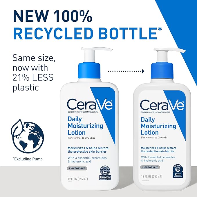 CeraVe Daily Moisturizing Lotion 12 fl oz blue and white pump bottle