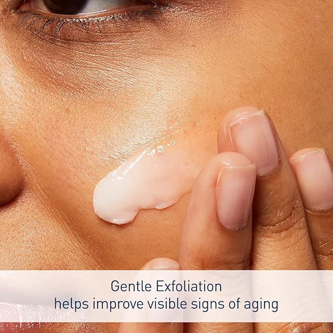 CeraVe Skin Renewing Nightly Exfoliating Treatment 50ml cream on skin