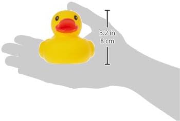 Infantino Sensory Ducks 2-pack yellow rubber ducks 3.2 inches