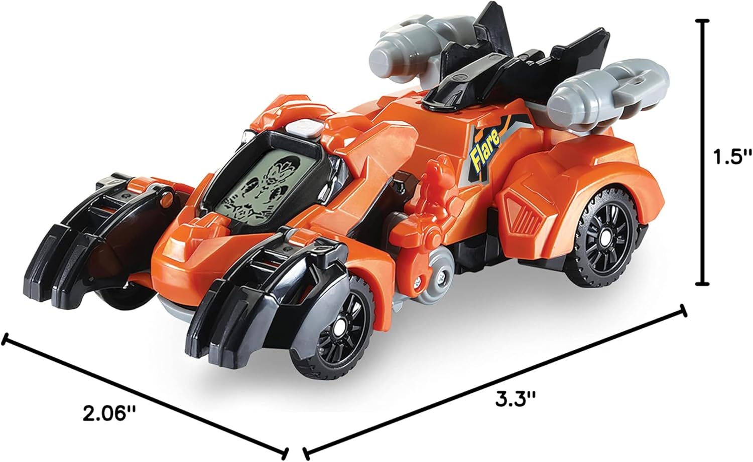 VTech Switch & Go DinosÂ® Flare T-Rex orange transforming dinosaur toy vehicle