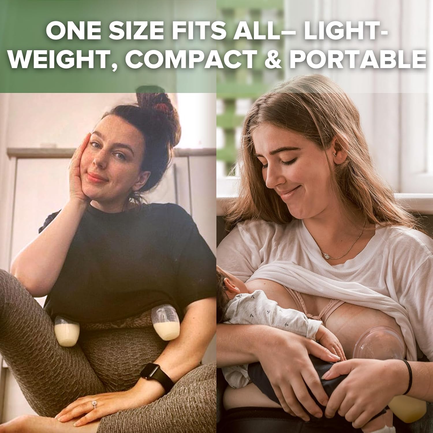 Haakaa manual breast pump silicone lightweight compact portable one size fits all