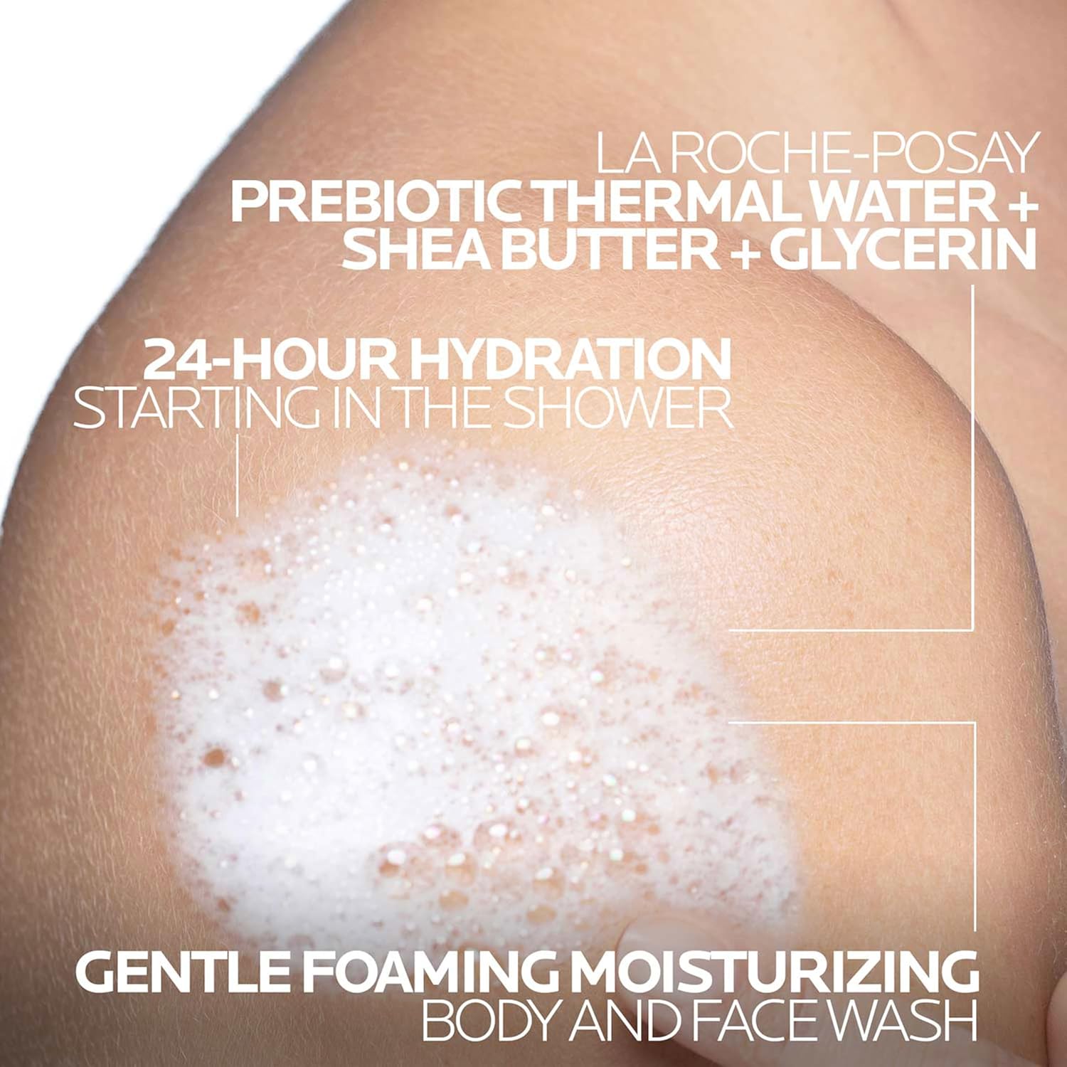 La Roche Posay Lipikar Wash AP+ gentle foaming moisturising body and face wash