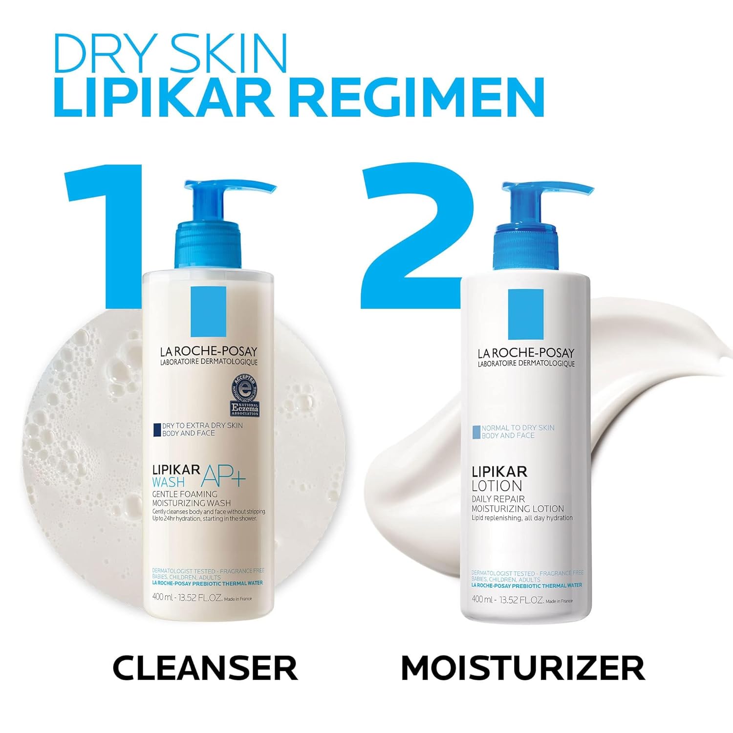 La Roche-Posay Lipikar Lotion Daily Repair Moisturizing Lotion 400ml bottle