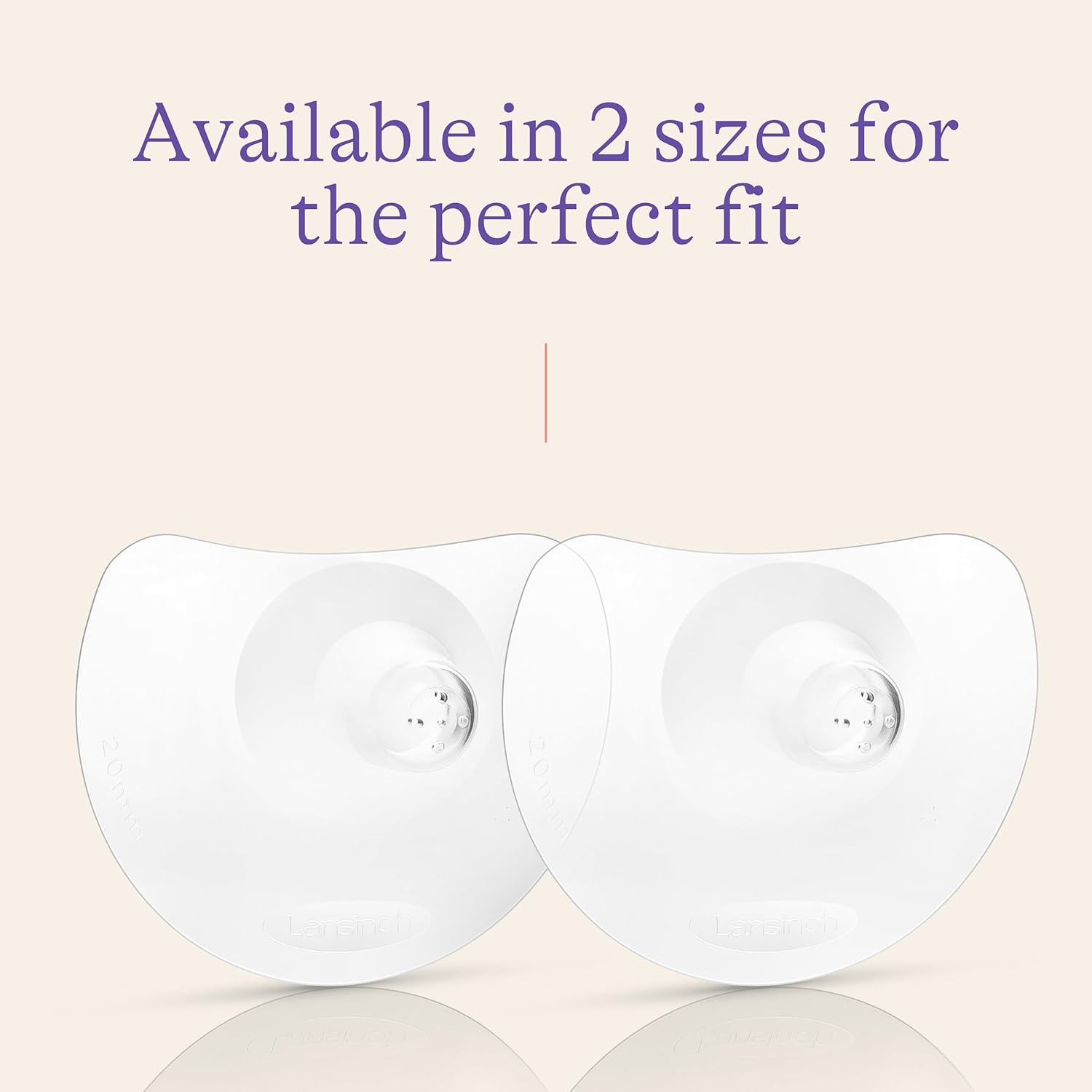 Lansinoh Contact Nipple Shields 24mm white two pack breastfeeding