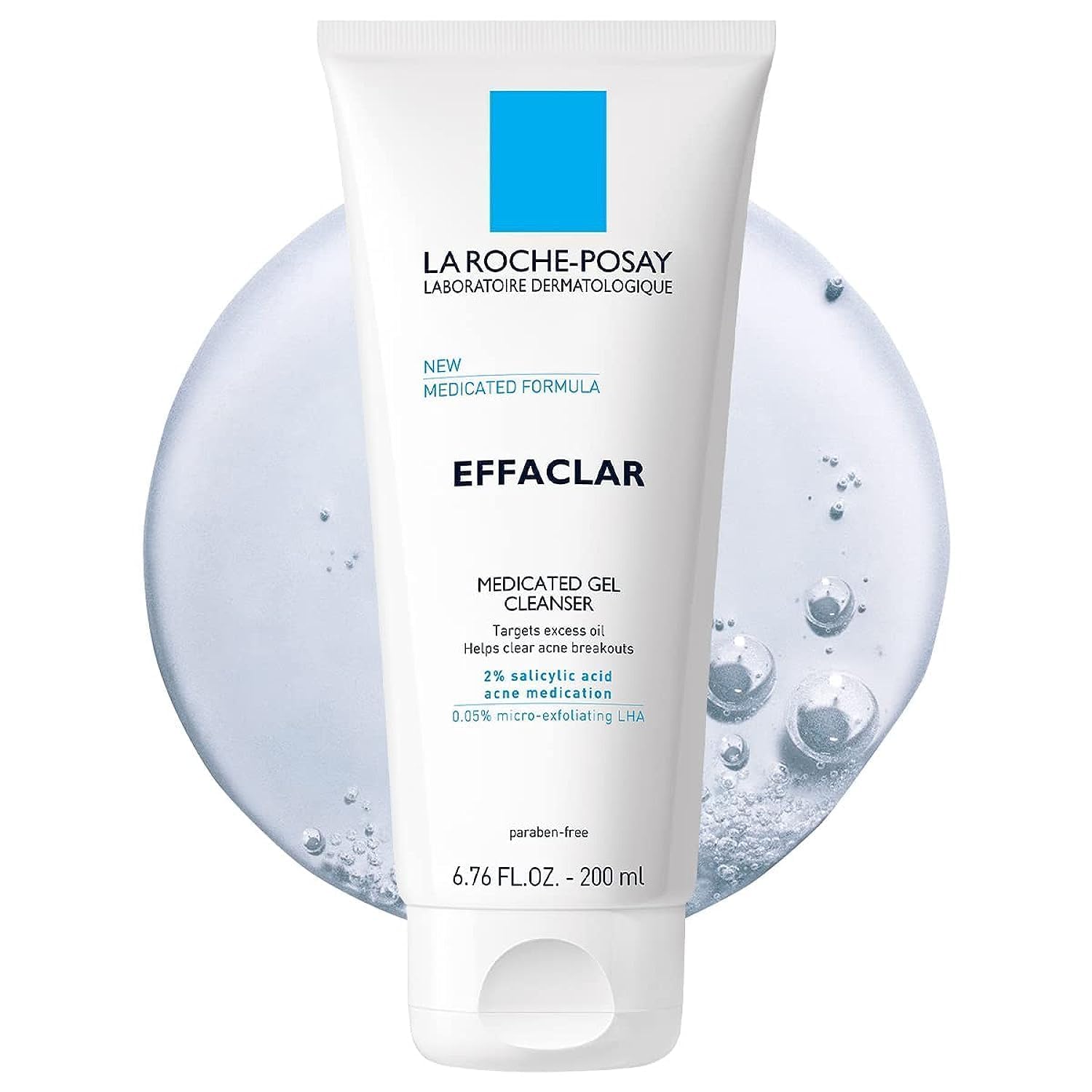 La Roche-Posay Effaclar medicated gel cleanser 200ml acne prone skin